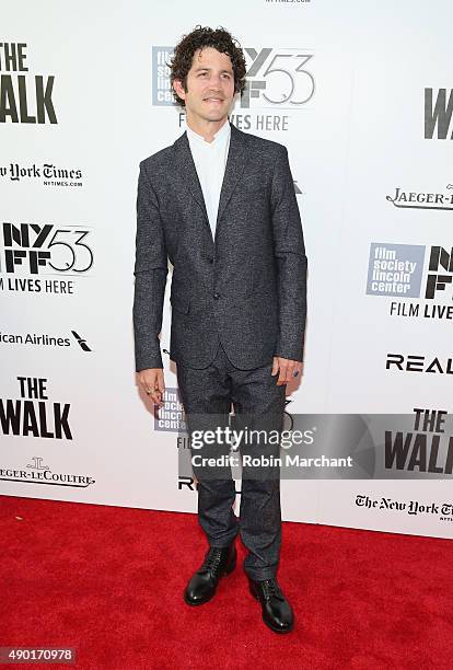 Actor Clement Sibony attends the Opening Night Gala Presentation and "The Walk" World Premiere during 53rd New York Film Festival at Alice Tully Hall...