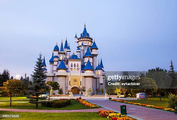 fairy tale castle - eskisehir stock pictures, royalty-free photos & images