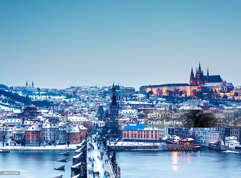 Charles Bridge In Winter