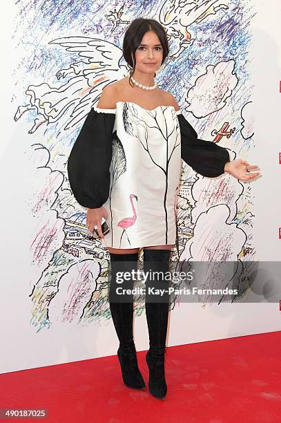 Miroslava Duma attends the official opening party of the Ilya And Emilia Kabakov Artwork Monumenta 2014 at the Grand Palais on May 13, 2014 in Paris,...