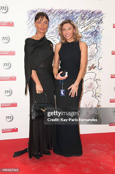 Maka Asatiani and guest attend the official opening party of the Ilya And Emilia Kabakov Artwork Monumenta 2014 at the Grand Palais on May 13, 2014...