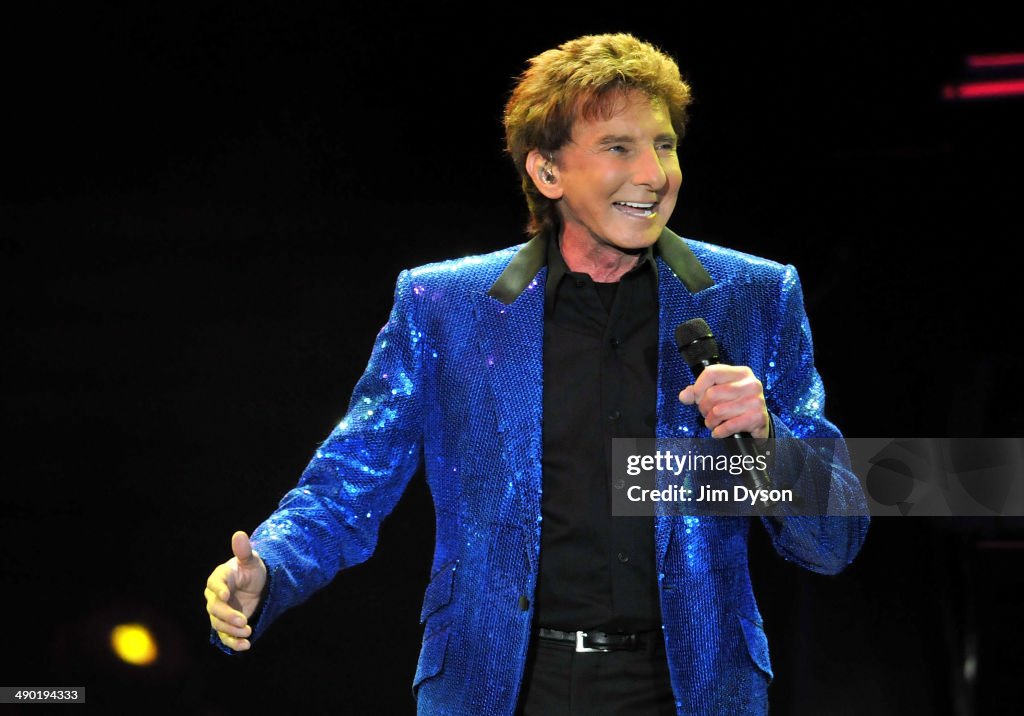 Barry Manilow Performs At Wembley Arena In London