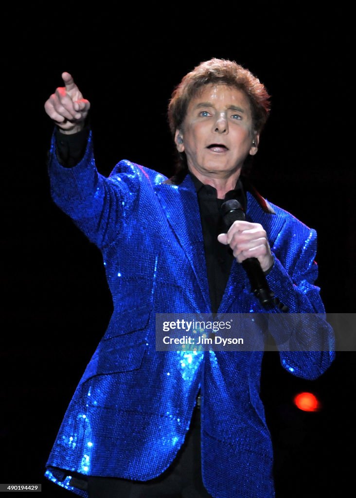 Barry Manilow Performs At Wembley Arena In London