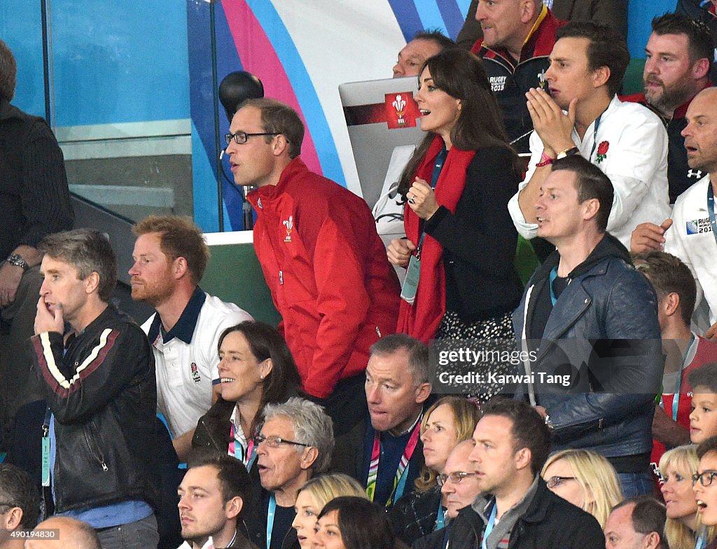 Royals And Celebrities Attend The Rugby World Cup