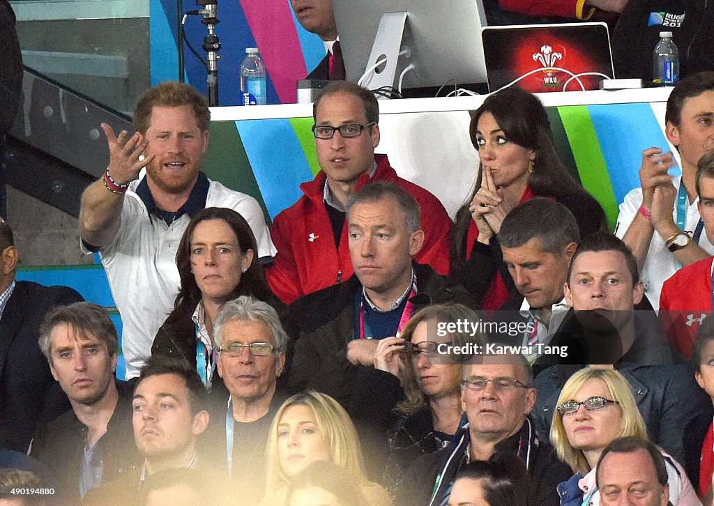 Royals And Celebrities Attend The Rugby World Cup