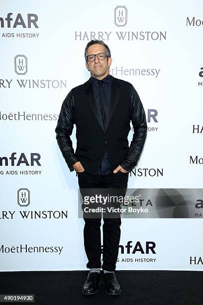 Kenneth Cole attends amfAR Milano 2015 at La Permanente on September 26, 2015 in Milan, Italy.