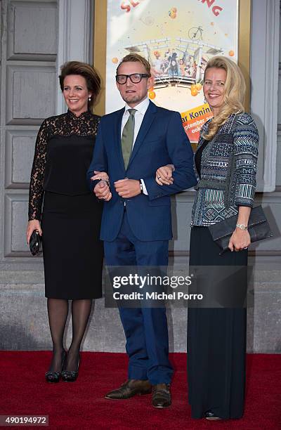 Princess Annette, Prince Bernhard jr and Princess Mabel of The Netherlands arrive for festivities marking the final celebrations of 200 years Kingdom...