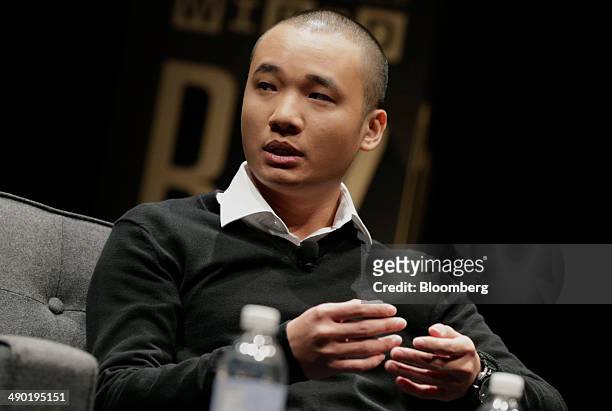 Dong Nguyen, developer of Flappy Bird, speaks during the 2014 WIRED Business Conference in New York, U.S., on Tuesday, May 13, 2014. The publishers...