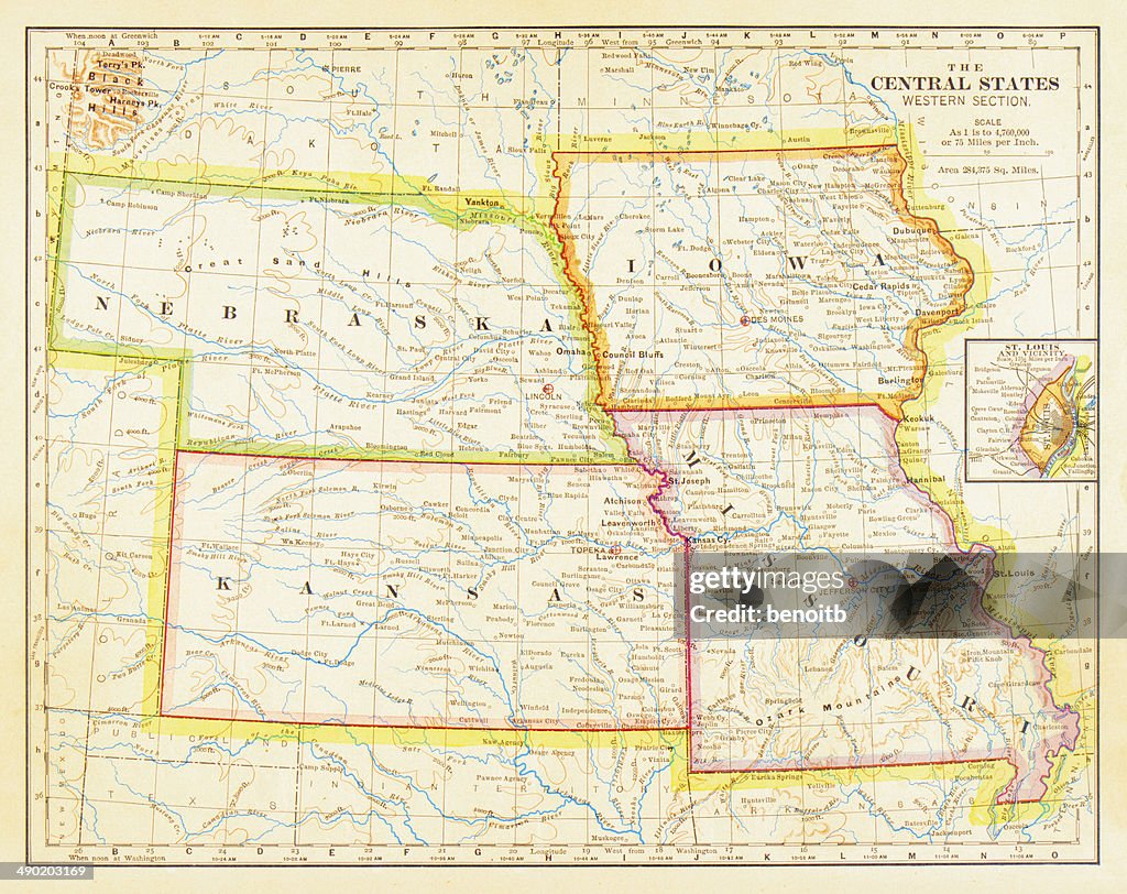 1883 Central Membros mapa