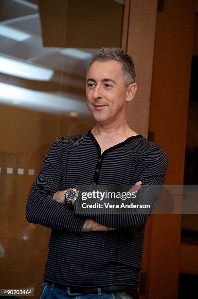 Alan Cumming at "The Good Wife" Set Visit at on September 25, 2015 at Stages in Brooklyn, New York.