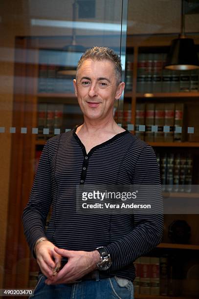 Alan Cumming at "The Good Wife" Set Visit at on September 25, 2015 at Stages in Brooklyn, New York.