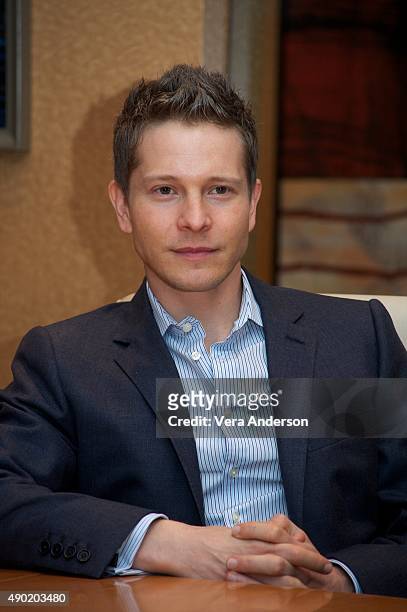 Matt Czuchry at "The Good Wife" Set Visit at on September 25, 2015 at Stages in Brooklyn, New York.