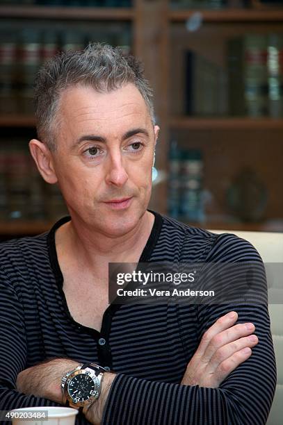 Alan Cumming at "The Good Wife" Set Visit at on September 25, 2015 at Stages in Brooklyn, New York.