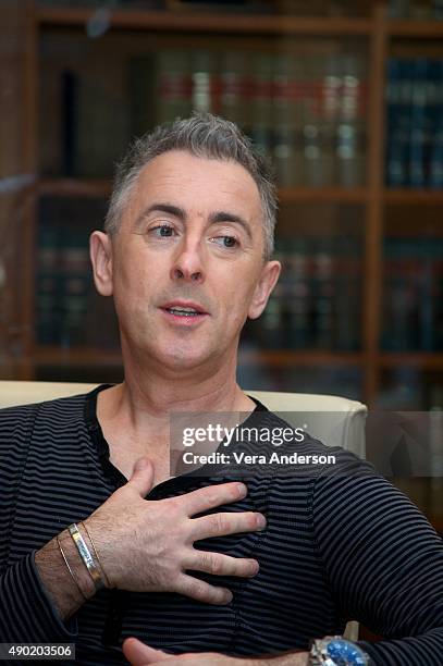 Alan Cumming at "The Good Wife" Set Visit at on September 25, 2015 at Stages in Brooklyn, New York.