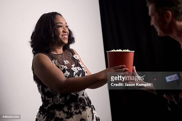 Executive Producer Shonda Rhimes attends the Celebration of ABC's TGIT Line-up presented by Toyota and co-hosted by ABC and Time Inc.'s Entertainment...