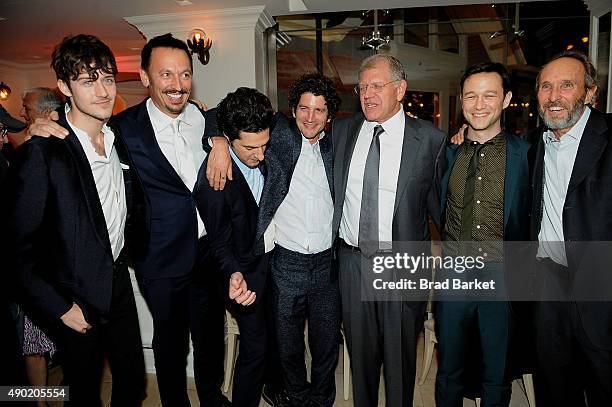 Cesar Domboy, Steve Valentine, Ben Schwartz, Clement Sibony, Robert Zemeckis, Joseph Gordon-Levitt and Steve Starkey attend the 53rd New York Film...