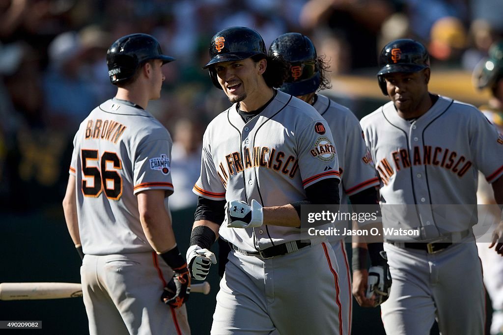 San Francisco Giants v Oakland Athletics