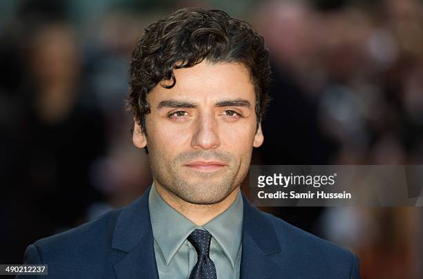 Oscar Issac attends the UK Premiere of "The Two Faces Of January" at The Curzon Mayfair on May 13, 2014 in London, England.