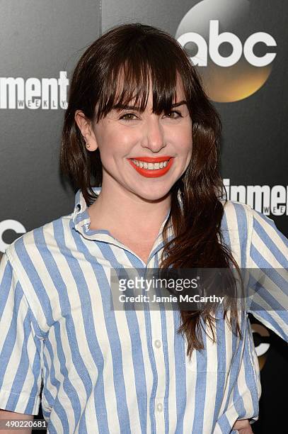 Allyn Rachel attends the Entertainment Weekly & ABC Upfronts Party at Toro on May 13, 2014 in New York City.