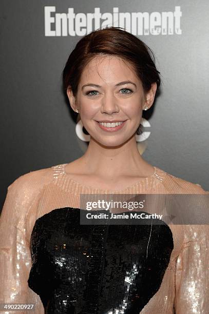 Analeigh Tipton attends the Entertainment Weekly & ABC Upfronts Party at Toro on May 13, 2014 in New York City.