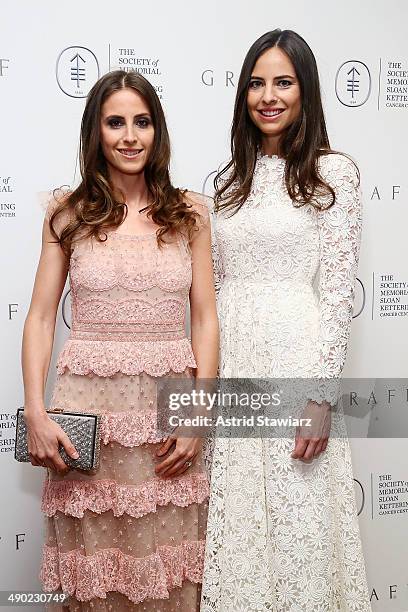 Alexi Ashe and sister Ariel Ashe attend the 7th Annual Society Of Memorial Sloan Kettering Spring Ball at The Waldorf=Astoria on May 13, 2014 in New...