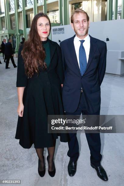 Andrea Casiraghi and his wife Tatiana Santo Domingo attend 'The strange city' Exhibition by Ilya and Emilia Kabakov at Monumenta 2014 : Dinner to...