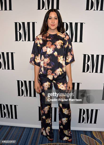 Recording artist Vanessa Carlton attends the 62nd annual BMI Pop Awards at the Regent Beverly Wilshire Hotel on May 13, 2014 in Beverly Hills,...
