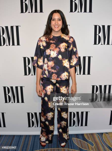 Recording artist Vanessa Carlton attends the 62nd annual BMI Pop Awards at the Regent Beverly Wilshire Hotel on May 13, 2014 in Beverly Hills,...