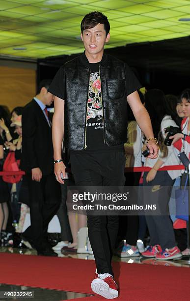 Lee Jung-Jin attends the movie 'Obsessed' VIP premiere at COEX Megabox on May 12, 2014 in Seoul, South Korea.