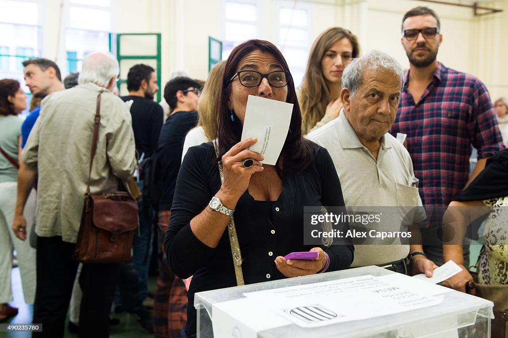 Catalans Vote In Regional Elections