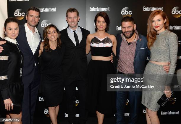 Katie Lowes, Scott Foley, ENTERTAINMENT WEEKLY publisher Melissa Mattiace, ENTERTAINMENT WEEKLY editor, Matt Bean, Bellamy Young, Guillermo Diaz and...