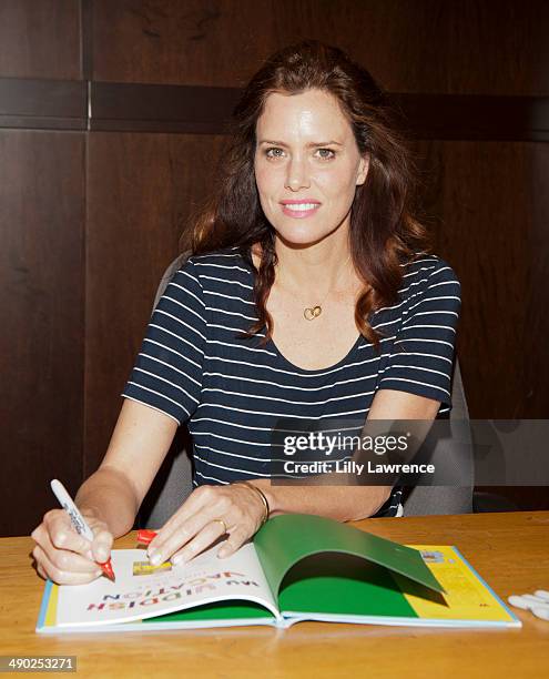 Actress/Writer Ione Skye Signs Copies Of Her Children's Book "My Yiddish Vacation" at Barnes & Noble bookstore at The Grove on May 13, 2014 in Los...