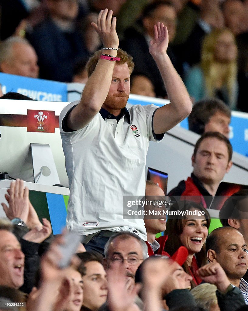 Royals & Celebrities Attend The Rugby World Cup