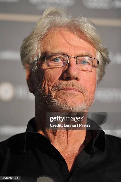 Actor Juergen Prochnow attends the 'Die Dunkle Seite Des Mondes' Press Conference during the Zurich Film Festival on September 27, 2015 in Zurich,...