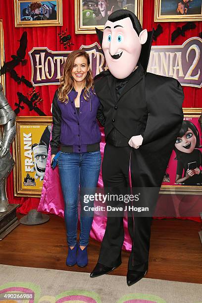 Charlie Webster attends the "Hotel Transylvania 2" Tea Party and Gala Screening at The Soho Hotel on September 27, 2015 in London, England.