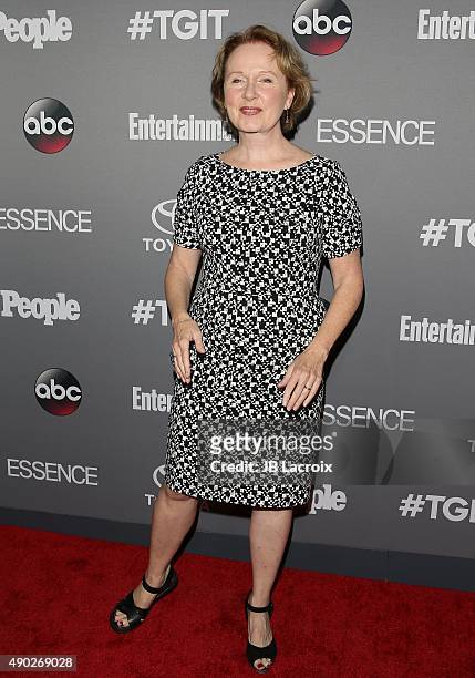 Kate Burton attends the Celebration of ABC's TGIT Line-up presented by Toyota and co-hosted by ABC and Time Inc.'s Entertainment Weekly, Essence and...