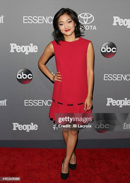 Amy Okuda attends the Celebration of ABC's TGIT Line-up presented by Toyota and co-hosted by ABC and Time Inc.'s Entertainment Weekly, Essence and...