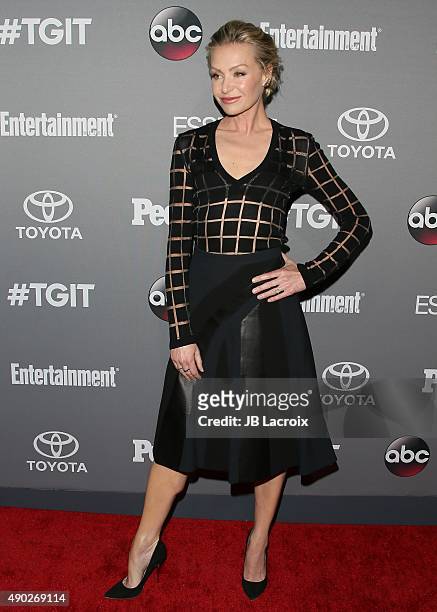 Portia de Rossi attends the Celebration of ABC's TGIT Line-up presented by Toyota and co-hosted by ABC and Time Inc.'s Entertainment Weekly, Essence...