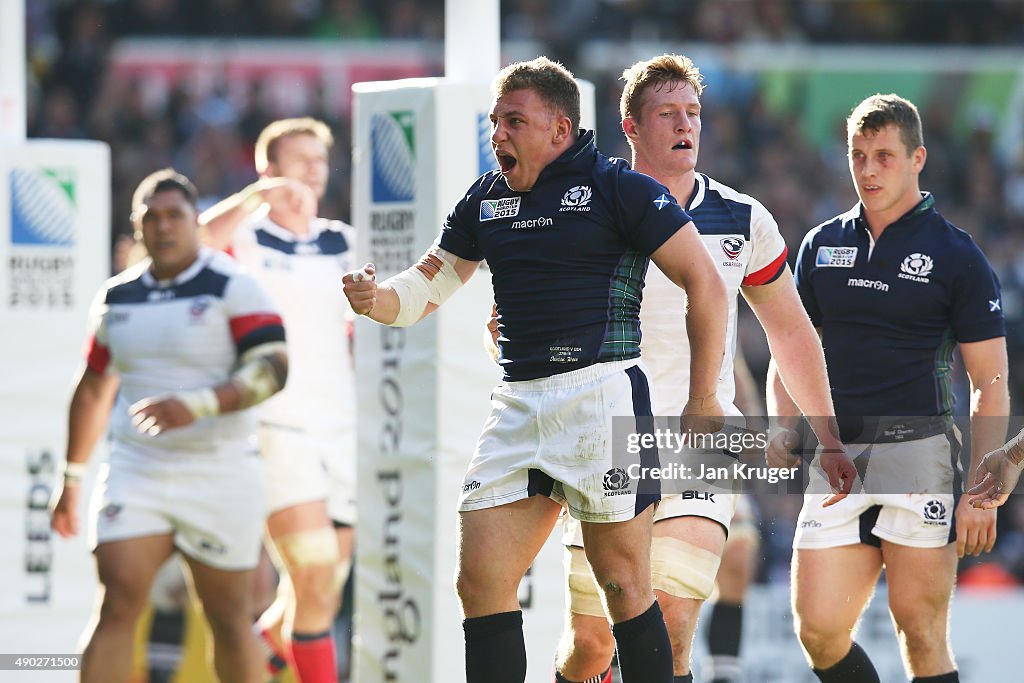 Scotland v USA - Group B: Rugby World Cup 2015