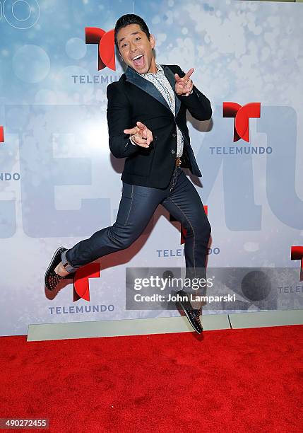 Christian Ramirez attends the 2014 Telemundo Upfront at Frederick P. Rose Hall, Jazz at Lincoln Center on May 13, 2014 in New York City.