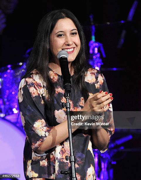 Singer-songwriter Vanessa Carlton performs onstage at the 62nd annual BMI Pop Awards at the Regent Beverly Wilshire Hotel on May 13, 2014 in Beverly...
