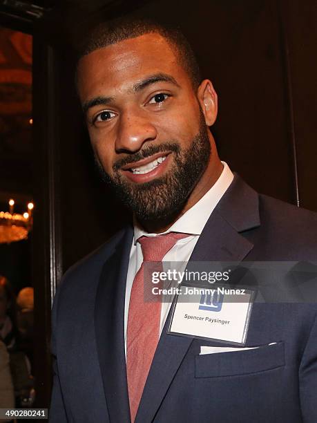 Spencer Paysinger attends the 21st Annual Gridiron gala at The Waldorf=Astoria on May 13, 2014 in New York City.