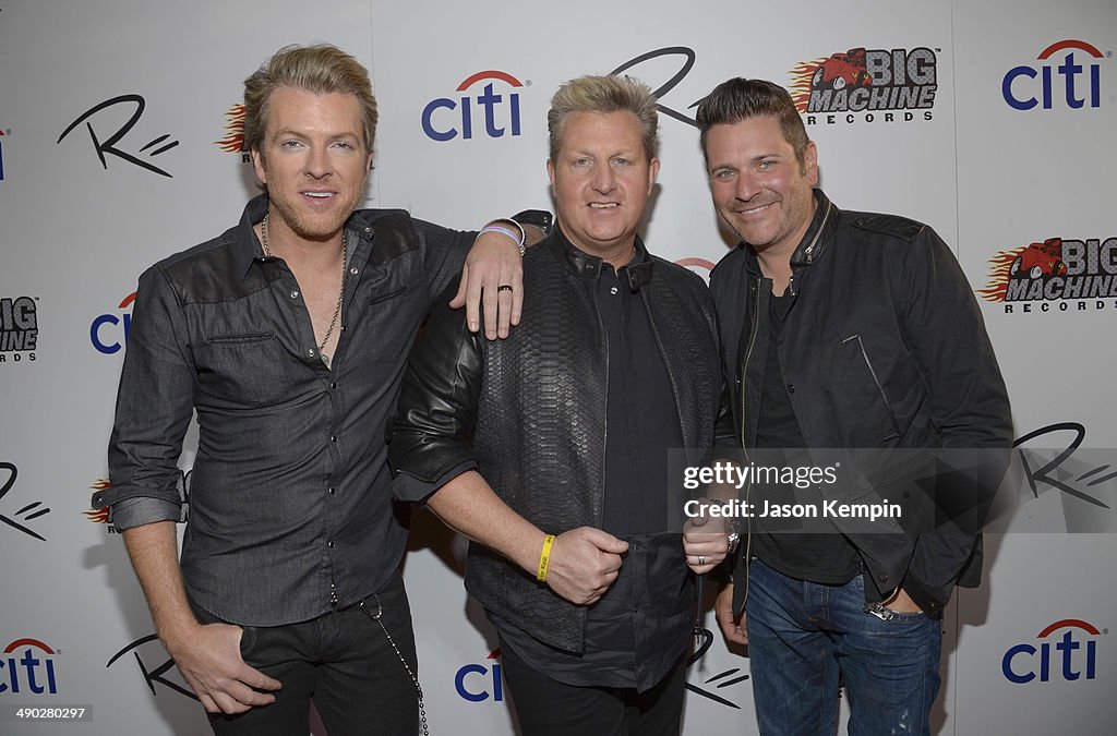 Citi Presents Rascal Flatts' "Rewind" Album Release Party In Los Angeles