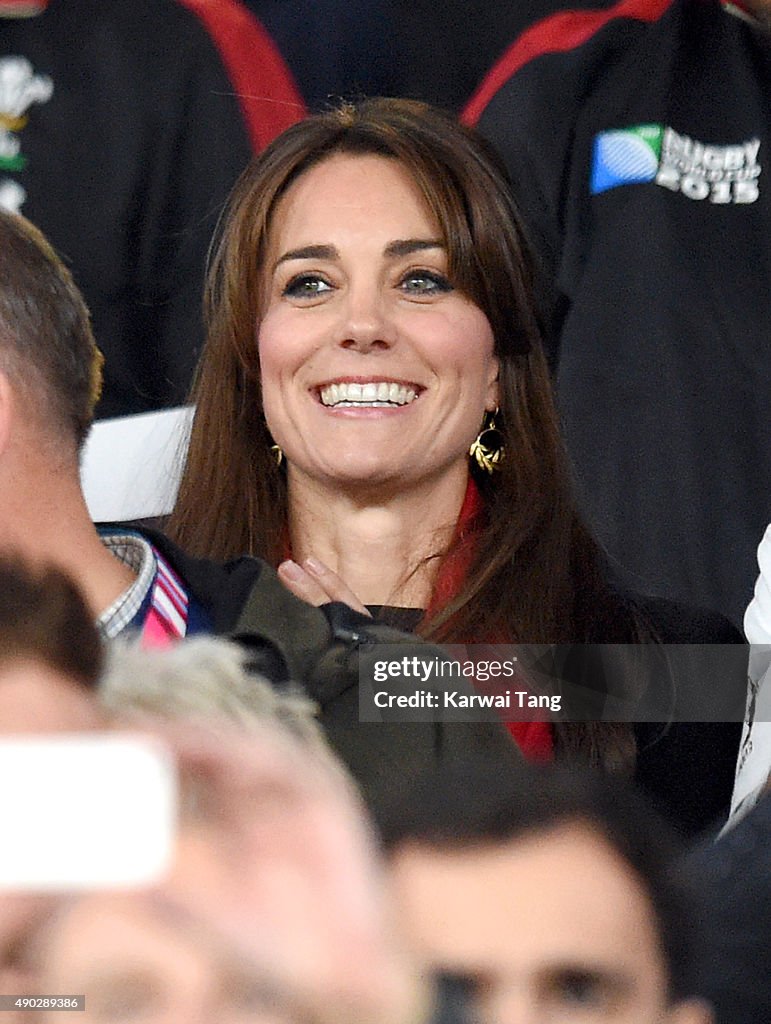 Royals And Celebrities Attend The Rugby World Cup