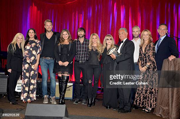 General Manager, Writer/Publisher Relations Barbara Cane; singer-songwriters Vanessa Carlton, Charles Kelley, Hillary Scott and Dave Haywood of Lady...