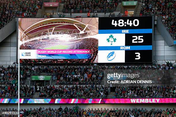 Rugby Stadium Screen Photos and Premium High Res Pictures - Getty Images