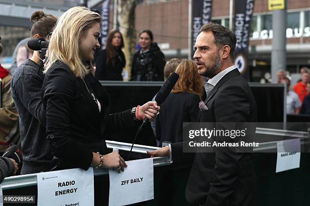 Actor Moritz Bleibtreu attends the 'Die Dunkle Seite Des Mondes' Premiere during the Zurich Film Festival on September 27, 2015 in Zurich,...