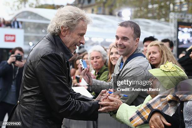 Thomas Gottschalk attends the 'Die Dunkle Seite Des Mondes' Premiere during the Zurich Film Festival on September 27, 2015 in Zurich, Switzerland....