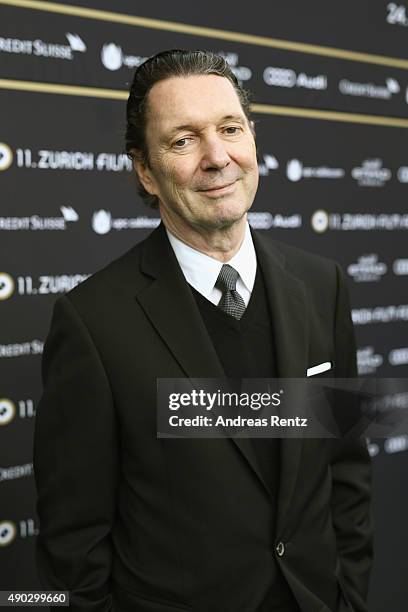 Martin Suter attends the 'Die Dunkle Seite Des Mondes' Premiere during the Zurich Film Festival on September 27, 2015 in Zurich, Switzerland. The...