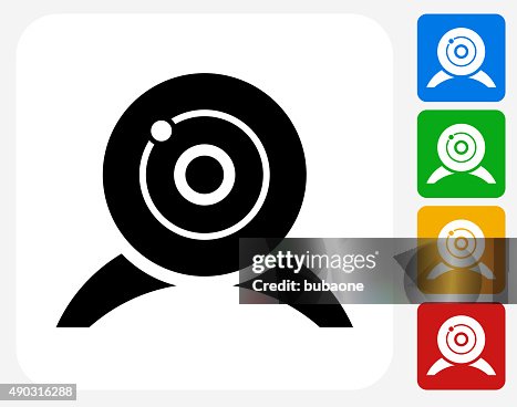 Webcam Icon Flat Graphic Design Webcam Icon Flat Graphic Design